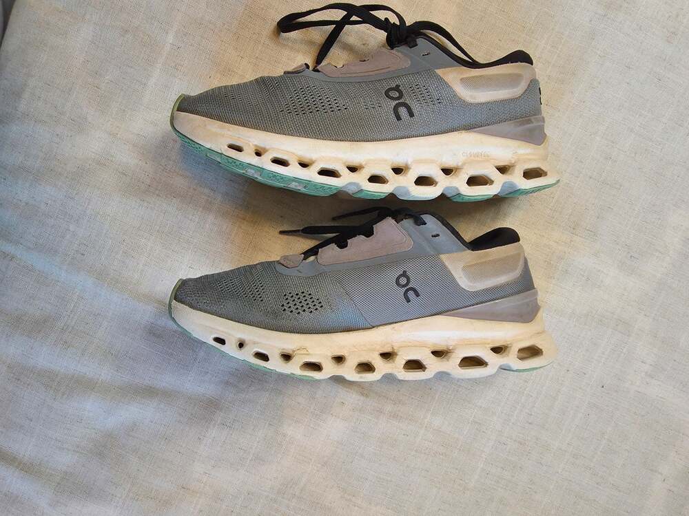On Running Cloudstratus 3 Running Shoes Grey/Blue Women's